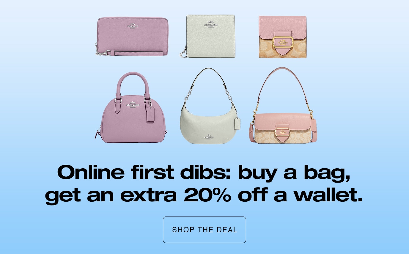 buy a bag get a wallet 20% off