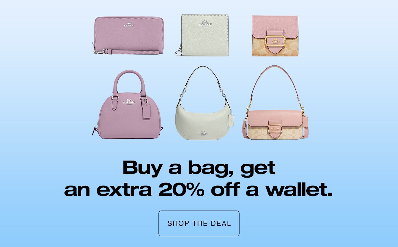 buy a bag get a wallet 20% off